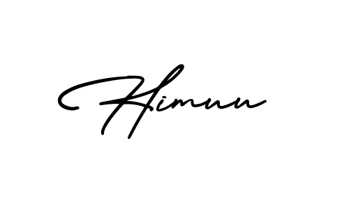 Create a beautiful signature design for name Himuu. With this signature (AmerikaSignatureDemo-Regular) fonts, you can make a handwritten signature for free. Himuu signature style 3 images and pictures png