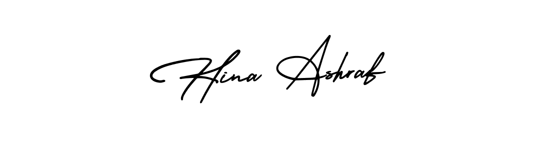 Also we have Hina Ashraf name is the best signature style. Create professional handwritten signature collection using AmerikaSignatureDemo-Regular autograph style. Hina Ashraf signature style 3 images and pictures png
