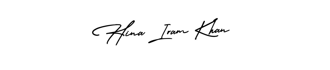 Make a beautiful signature design for name Hina Iram Khan. Use this online signature maker to create a handwritten signature for free. Hina Iram Khan signature style 3 images and pictures png