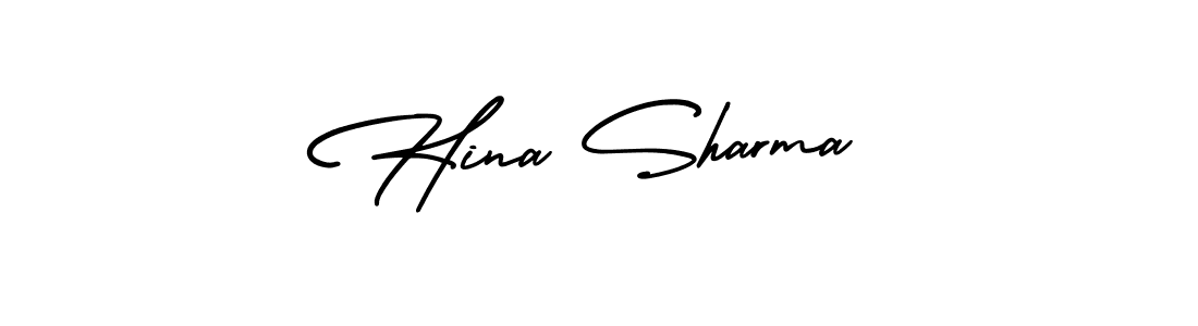 Similarly AmerikaSignatureDemo-Regular is the best handwritten signature design. Signature creator online .You can use it as an online autograph creator for name Hina Sharma. Hina Sharma signature style 3 images and pictures png