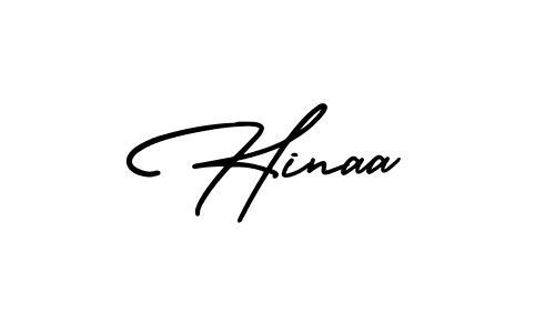 Use a signature maker to create a handwritten signature online. With this signature software, you can design (AmerikaSignatureDemo-Regular) your own signature for name Hinaa. Hinaa signature style 3 images and pictures png