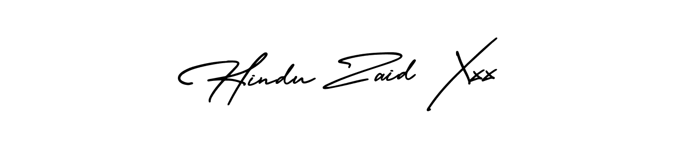 Create a beautiful signature design for name Hindu Zaid Xxx. With this signature (AmerikaSignatureDemo-Regular) fonts, you can make a handwritten signature for free. Hindu Zaid Xxx signature style 3 images and pictures png