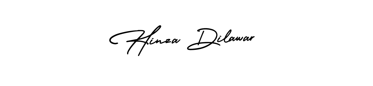 How to make Hinza Dilawar signature? AmerikaSignatureDemo-Regular is a professional autograph style. Create handwritten signature for Hinza Dilawar name. Hinza Dilawar signature style 3 images and pictures png