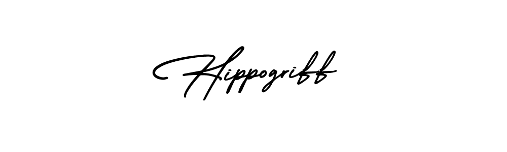 How to make Hippogriff name signature. Use AmerikaSignatureDemo-Regular style for creating short signs online. This is the latest handwritten sign. Hippogriff signature style 3 images and pictures png