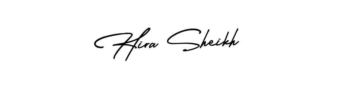 Also You can easily find your signature by using the search form. We will create Hira Sheikh name handwritten signature images for you free of cost using AmerikaSignatureDemo-Regular sign style. Hira Sheikh signature style 3 images and pictures png