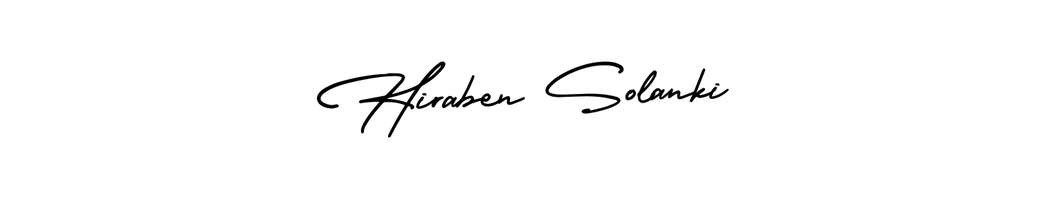 Also You can easily find your signature by using the search form. We will create Hiraben Solanki name handwritten signature images for you free of cost using AmerikaSignatureDemo-Regular sign style. Hiraben Solanki signature style 3 images and pictures png