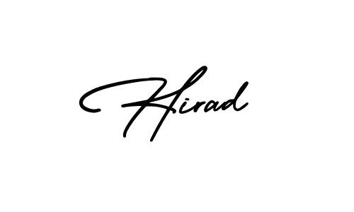 AmerikaSignatureDemo-Regular is a professional signature style that is perfect for those who want to add a touch of class to their signature. It is also a great choice for those who want to make their signature more unique. Get Hirad name to fancy signature for free. Hirad signature style 3 images and pictures png