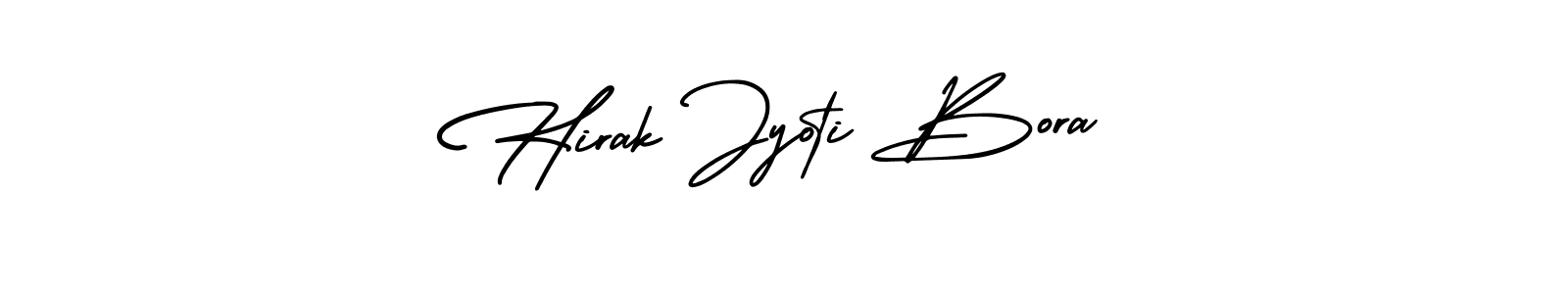 Create a beautiful signature design for name Hirak Jyoti Bora. With this signature (AmerikaSignatureDemo-Regular) fonts, you can make a handwritten signature for free. Hirak Jyoti Bora signature style 3 images and pictures png