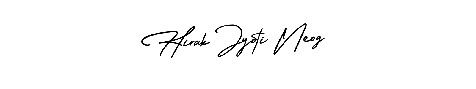 Create a beautiful signature design for name Hirak Jyoti Neog. With this signature (AmerikaSignatureDemo-Regular) fonts, you can make a handwritten signature for free. Hirak Jyoti Neog signature style 3 images and pictures png