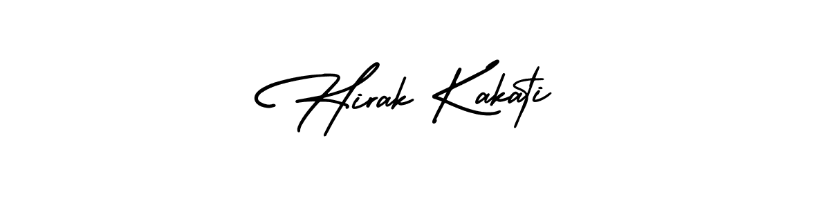 This is the best signature style for the Hirak Kakati name. Also you like these signature font (AmerikaSignatureDemo-Regular). Mix name signature. Hirak Kakati signature style 3 images and pictures png