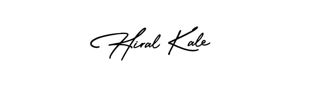 The best way (AmerikaSignatureDemo-Regular) to make a short signature is to pick only two or three words in your name. The name Hiral Kale include a total of six letters. For converting this name. Hiral Kale signature style 3 images and pictures png