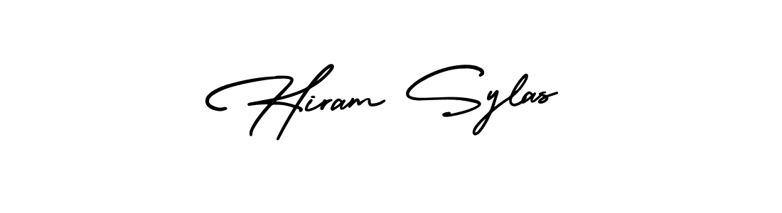 How to Draw Hiram Sylas signature style? AmerikaSignatureDemo-Regular is a latest design signature styles for name Hiram Sylas. Hiram Sylas signature style 3 images and pictures png