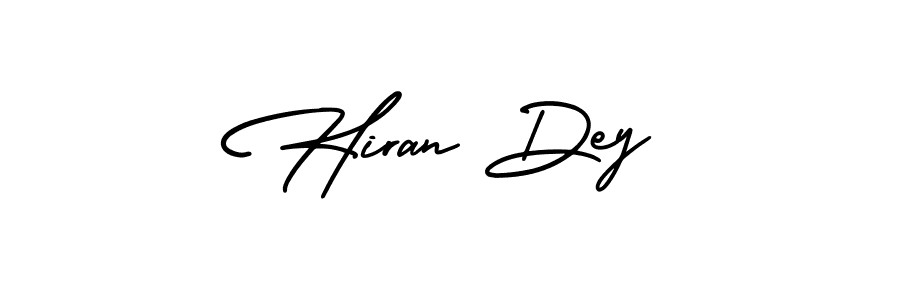 Best and Professional Signature Style for Hiran Dey. AmerikaSignatureDemo-Regular Best Signature Style Collection. Hiran Dey signature style 3 images and pictures png