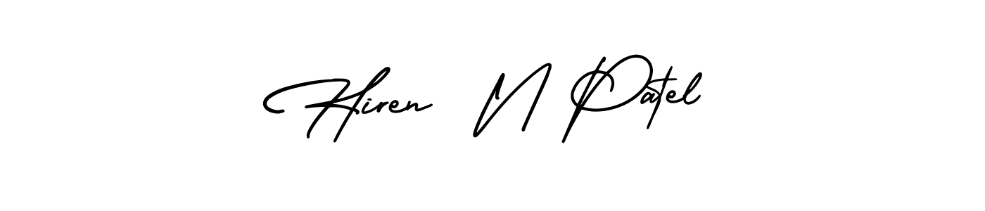 You can use this online signature creator to create a handwritten signature for the name Hiren  N Patel. This is the best online autograph maker. Hiren  N Patel signature style 3 images and pictures png