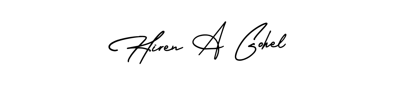 Once you've used our free online signature maker to create your best signature AmerikaSignatureDemo-Regular style, it's time to enjoy all of the benefits that Hiren A Gohel name signing documents. Hiren A Gohel signature style 3 images and pictures png