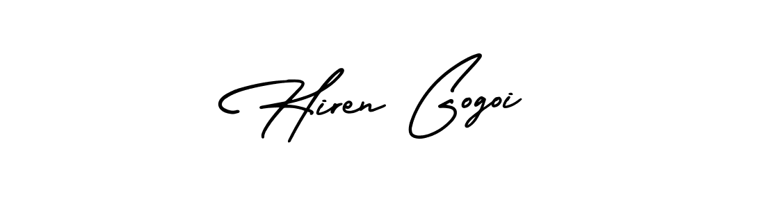 You can use this online signature creator to create a handwritten signature for the name Hiren Gogoi. This is the best online autograph maker. Hiren Gogoi signature style 3 images and pictures png
