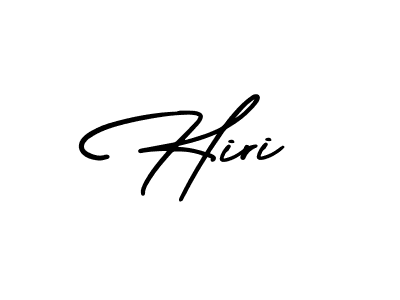 You should practise on your own different ways (AmerikaSignatureDemo-Regular) to write your name (Hiri) in signature. don't let someone else do it for you. Hiri signature style 3 images and pictures png