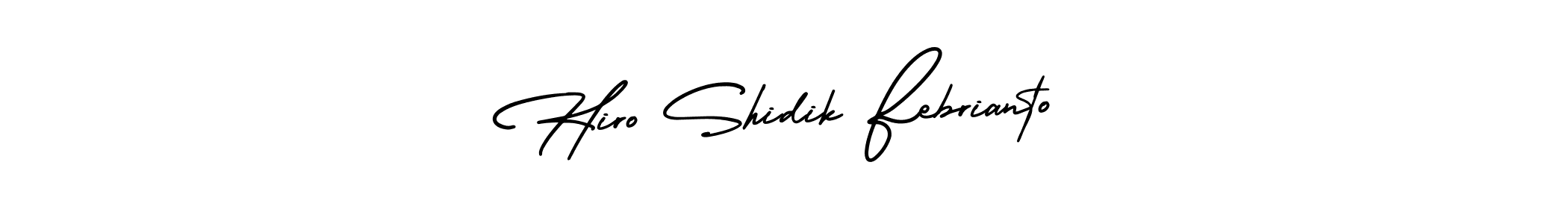Make a beautiful signature design for name Hiro Shidik Febrianto. Use this online signature maker to create a handwritten signature for free. Hiro Shidik Febrianto signature style 3 images and pictures png