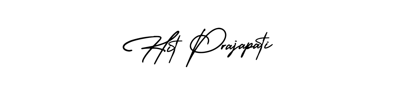 This is the best signature style for the Hit Prajapati name. Also you like these signature font (AmerikaSignatureDemo-Regular). Mix name signature. Hit Prajapati signature style 3 images and pictures png