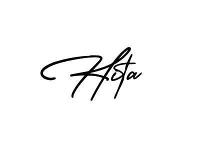 Create a beautiful signature design for name Hita. With this signature (AmerikaSignatureDemo-Regular) fonts, you can make a handwritten signature for free. Hita signature style 3 images and pictures png