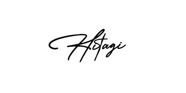 It looks lik you need a new signature style for name Hitagi. Design unique handwritten (AmerikaSignatureDemo-Regular) signature with our free signature maker in just a few clicks. Hitagi signature style 3 images and pictures png