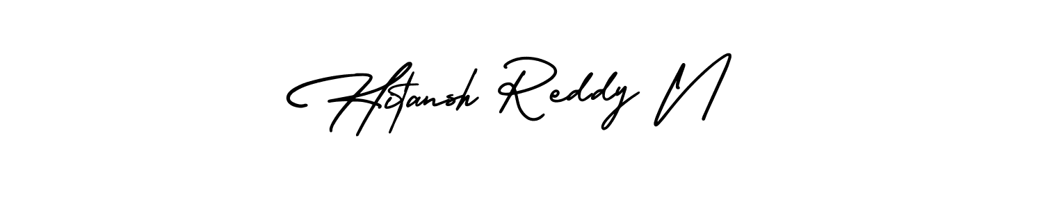 Best and Professional Signature Style for Hitansh Reddy N. AmerikaSignatureDemo-Regular Best Signature Style Collection. Hitansh Reddy N signature style 3 images and pictures png