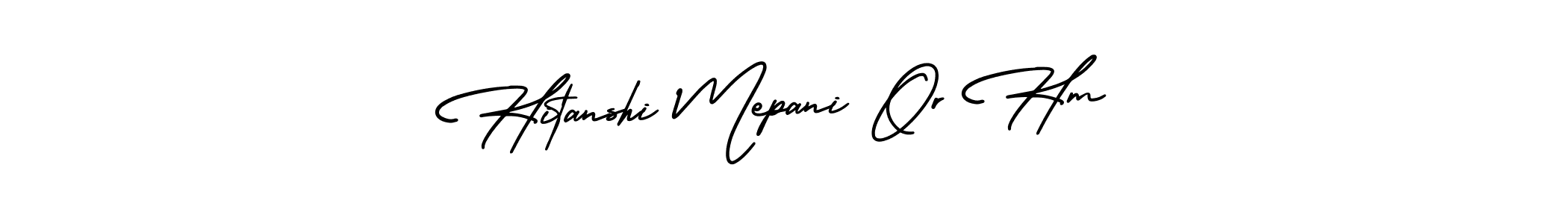 AmerikaSignatureDemo-Regular is a professional signature style that is perfect for those who want to add a touch of class to their signature. It is also a great choice for those who want to make their signature more unique. Get Hitanshi Mepani Or Hm name to fancy signature for free. Hitanshi Mepani Or Hm signature style 3 images and pictures png