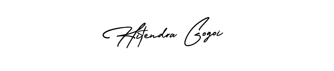 Also You can easily find your signature by using the search form. We will create Hitendra Gogoi name handwritten signature images for you free of cost using AmerikaSignatureDemo-Regular sign style. Hitendra Gogoi signature style 3 images and pictures png