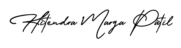 Achieve flawless digital penmanship with Hitendra Marya Patil name in AmerikaSignatureDemo-Regular font. The perfect tool for creating online signatures. Hitendra Marya Patil signature style 3 images and pictures png