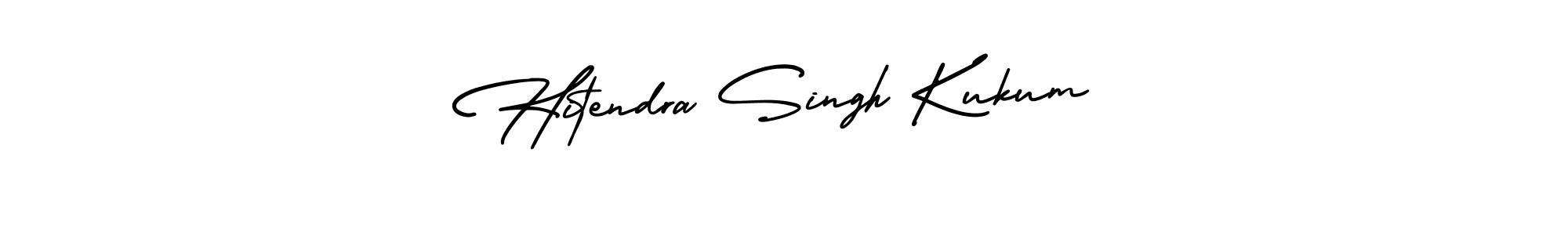 Create a beautiful signature design for name Hitendra Singh Kukum. With this signature (AmerikaSignatureDemo-Regular) fonts, you can make a handwritten signature for free. Hitendra Singh Kukum signature style 3 images and pictures png