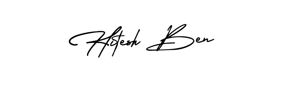 Make a beautiful signature design for name Hitesh Ben. Use this online signature maker to create a handwritten signature for free. Hitesh Ben signature style 3 images and pictures png