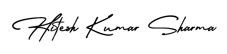 Also You can easily find your signature by using the search form. We will create Hitesh Kumar Sharma name handwritten signature images for you free of cost using AmerikaSignatureDemo-Regular sign style. Hitesh Kumar Sharma signature style 3 images and pictures png