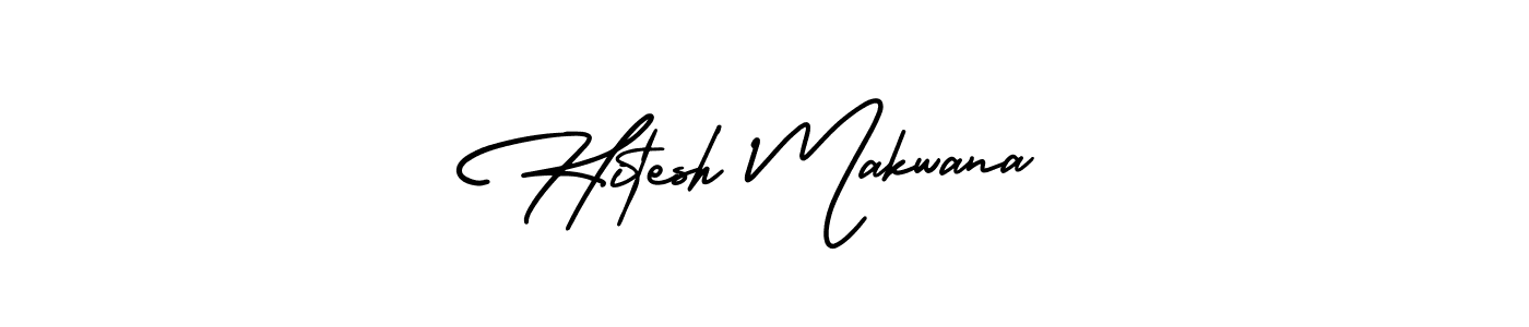 Also we have Hitesh Makwana name is the best signature style. Create professional handwritten signature collection using AmerikaSignatureDemo-Regular autograph style. Hitesh Makwana signature style 3 images and pictures png