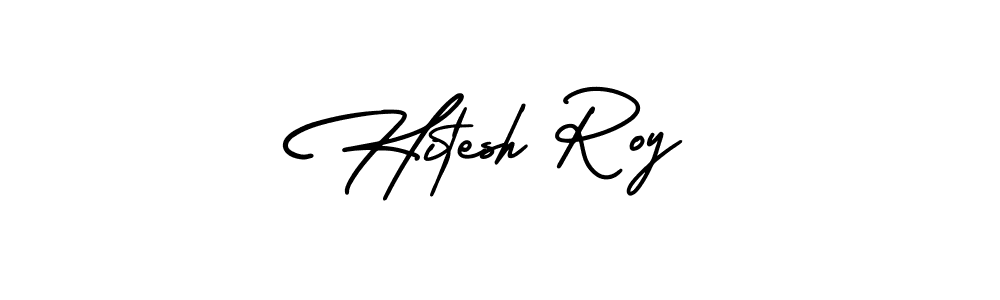 Similarly AmerikaSignatureDemo-Regular is the best handwritten signature design. Signature creator online .You can use it as an online autograph creator for name Hitesh Roy. Hitesh Roy signature style 3 images and pictures png