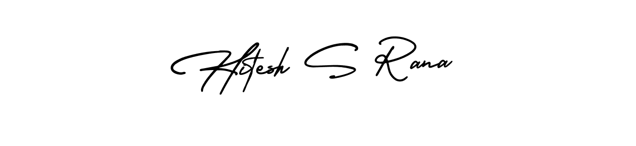 Make a short Hitesh S Rana signature style. Manage your documents anywhere anytime using AmerikaSignatureDemo-Regular. Create and add eSignatures, submit forms, share and send files easily. Hitesh S Rana signature style 3 images and pictures png