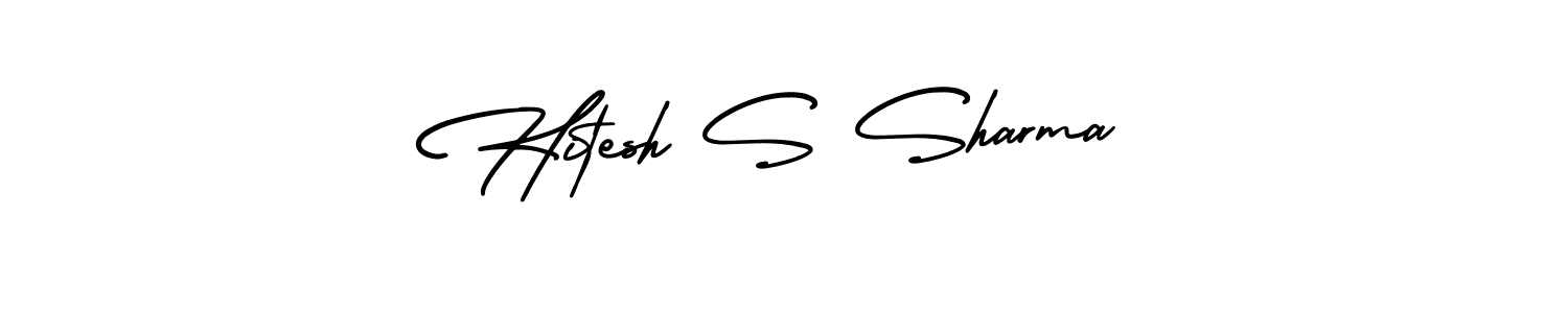 See photos of Hitesh S Sharma official signature by Spectra . Check more albums & portfolios. Read reviews & check more about AmerikaSignatureDemo-Regular font. Hitesh S Sharma signature style 3 images and pictures png
