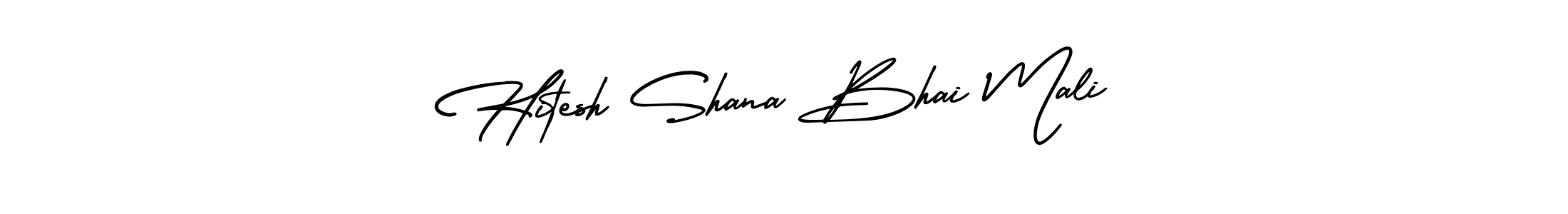 Use a signature maker to create a handwritten signature online. With this signature software, you can design (AmerikaSignatureDemo-Regular) your own signature for name Hitesh Shana Bhai Mali. Hitesh Shana Bhai Mali signature style 3 images and pictures png