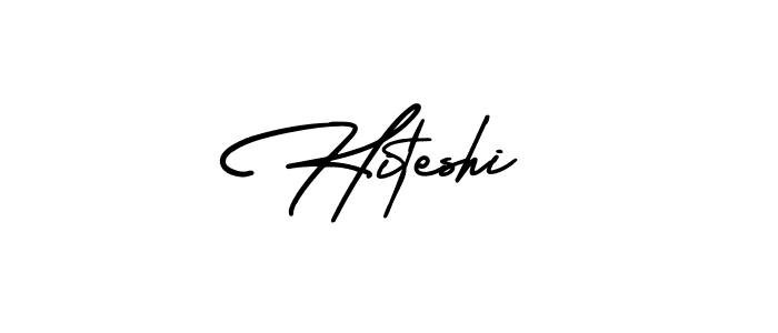 This is the best signature style for the Hiteshi name. Also you like these signature font (AmerikaSignatureDemo-Regular). Mix name signature. Hiteshi signature style 3 images and pictures png