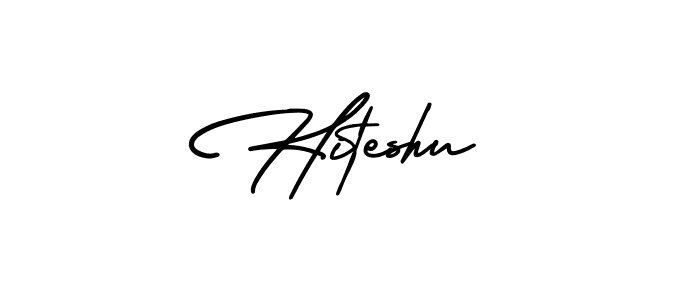 Also You can easily find your signature by using the search form. We will create Hiteshu name handwritten signature images for you free of cost using AmerikaSignatureDemo-Regular sign style. Hiteshu signature style 3 images and pictures png