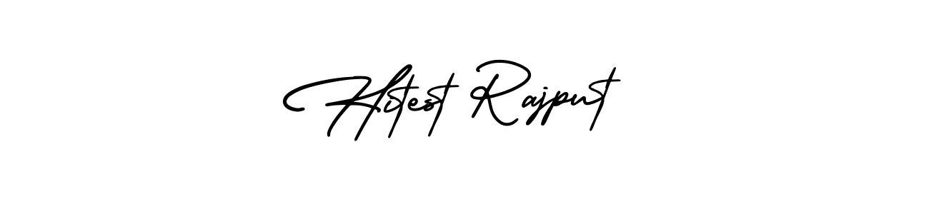 Use a signature maker to create a handwritten signature online. With this signature software, you can design (AmerikaSignatureDemo-Regular) your own signature for name Hitest Rajput. Hitest Rajput signature style 3 images and pictures png