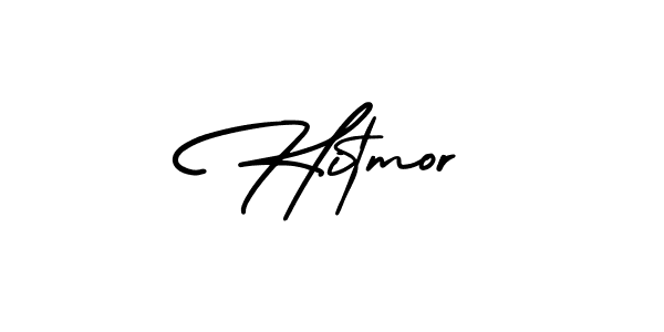 AmerikaSignatureDemo-Regular is a professional signature style that is perfect for those who want to add a touch of class to their signature. It is also a great choice for those who want to make their signature more unique. Get Hitmor name to fancy signature for free. Hitmor signature style 3 images and pictures png
