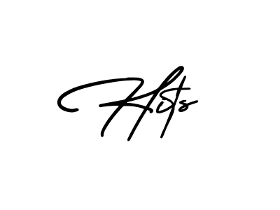 Hits stylish signature style. Best Handwritten Sign (AmerikaSignatureDemo-Regular) for my name. Handwritten Signature Collection Ideas for my name Hits. Hits signature style 3 images and pictures png