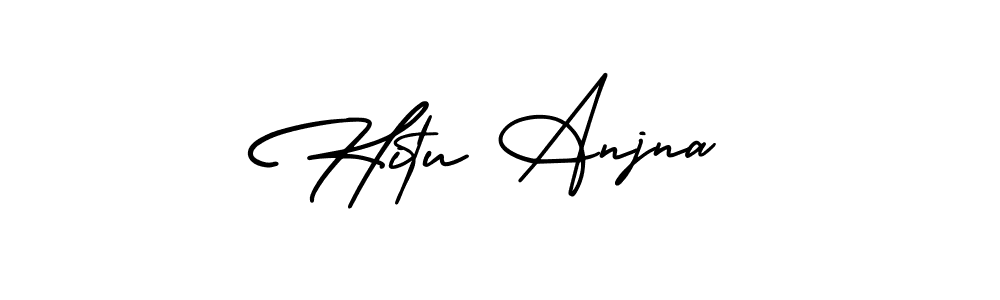 Check out images of Autograph of Hitu Anjna name. Actor Hitu Anjna Signature Style. AmerikaSignatureDemo-Regular is a professional sign style online. Hitu Anjna signature style 3 images and pictures png
