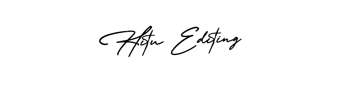 Best and Professional Signature Style for Hitu Editing. AmerikaSignatureDemo-Regular Best Signature Style Collection. Hitu Editing signature style 3 images and pictures png