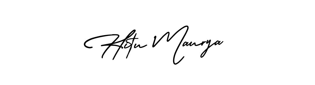 AmerikaSignatureDemo-Regular is a professional signature style that is perfect for those who want to add a touch of class to their signature. It is also a great choice for those who want to make their signature more unique. Get Hitu Maurya name to fancy signature for free. Hitu Maurya signature style 3 images and pictures png