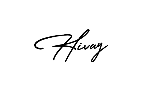 How to Draw Hivay signature style? AmerikaSignatureDemo-Regular is a latest design signature styles for name Hivay. Hivay signature style 3 images and pictures png