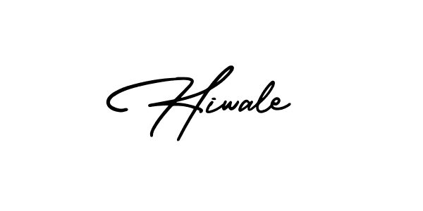 Design your own signature with our free online signature maker. With this signature software, you can create a handwritten (AmerikaSignatureDemo-Regular) signature for name Hiwale. Hiwale signature style 3 images and pictures png