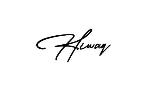 Similarly AmerikaSignatureDemo-Regular is the best handwritten signature design. Signature creator online .You can use it as an online autograph creator for name Hiwaq. Hiwaq signature style 3 images and pictures png