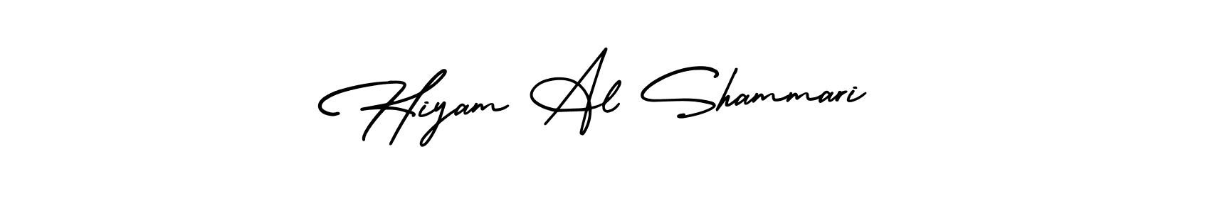 This is the best signature style for the Hiyam Al Shammari name. Also you like these signature font (AmerikaSignatureDemo-Regular). Mix name signature. Hiyam Al Shammari signature style 3 images and pictures png