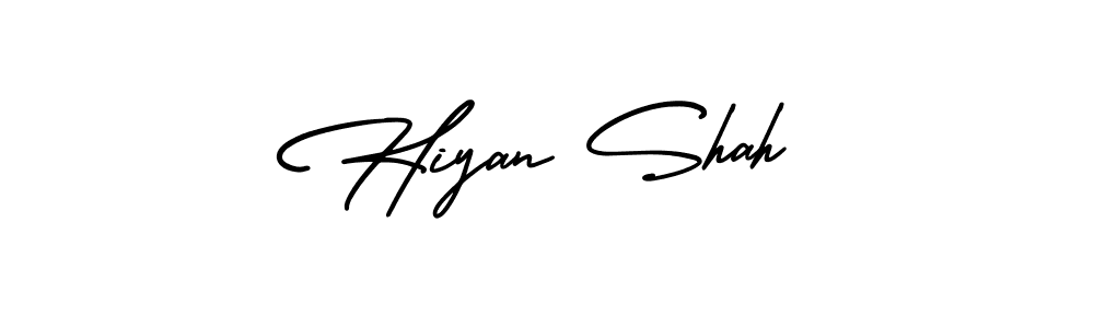 Also we have Hiyan Shah name is the best signature style. Create professional handwritten signature collection using AmerikaSignatureDemo-Regular autograph style. Hiyan Shah signature style 3 images and pictures png
